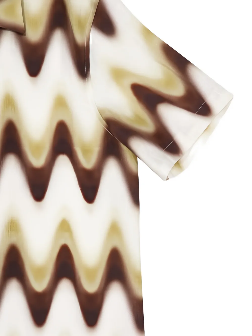 Homme Wave slim-fit overhemd met kleurverloop Beige