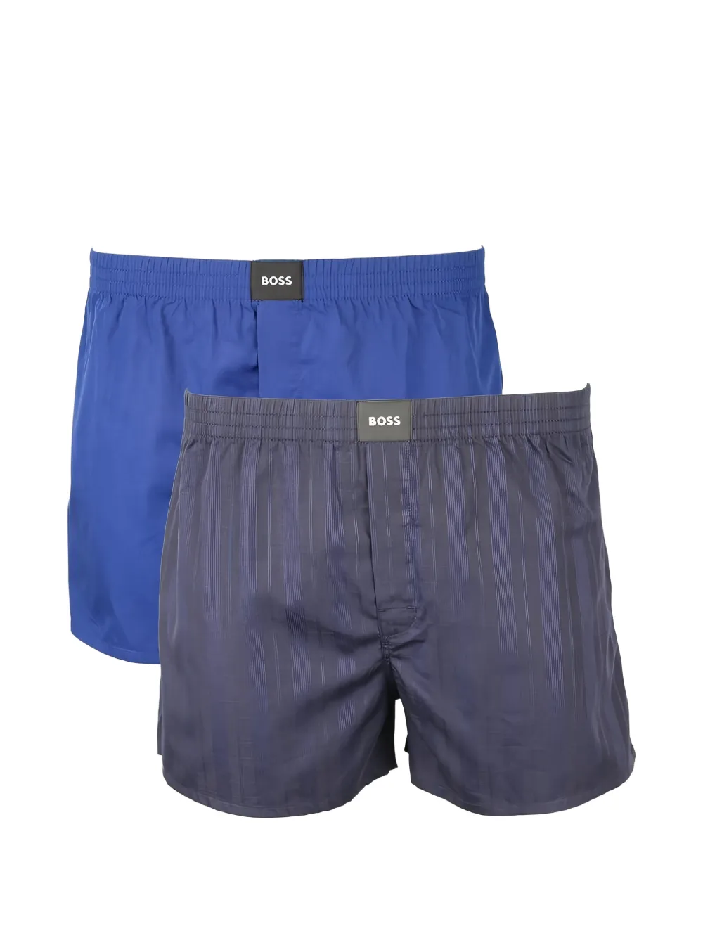BOSS Boxer a righe (2 pezzi) - Blu