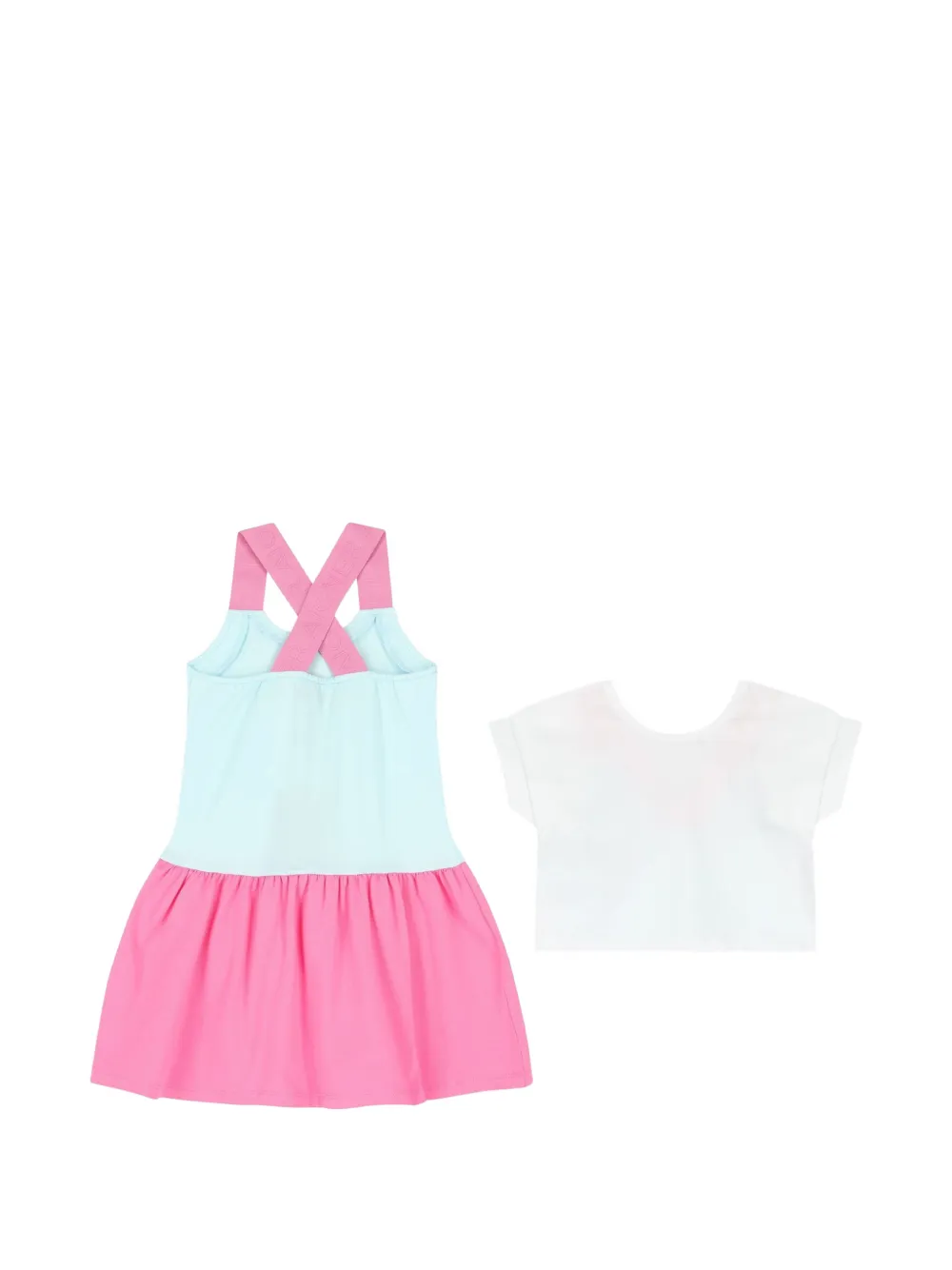 Aigner Kids Jurk met logo Roze