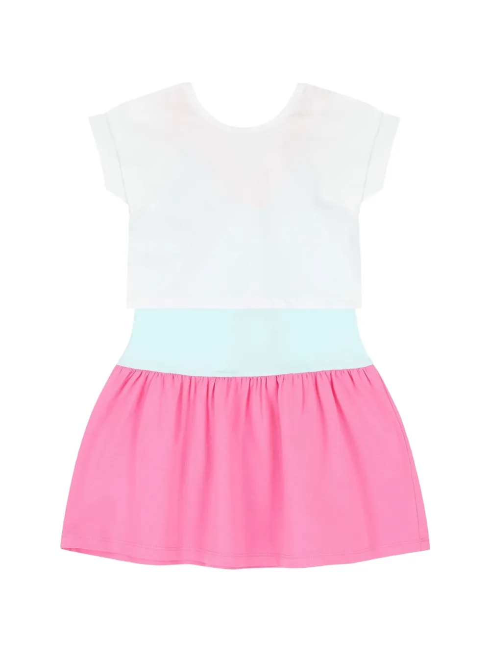 Aigner Kids Jurk met logo Roze