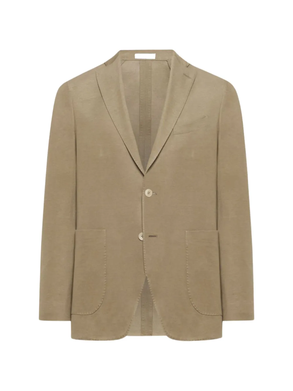 Boglioli beige cotton jersey k-jacket - Toni neutri