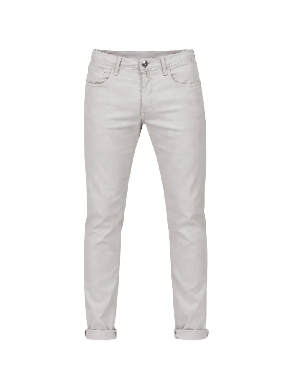 Incotex logo-patch trousers - Toni neutri