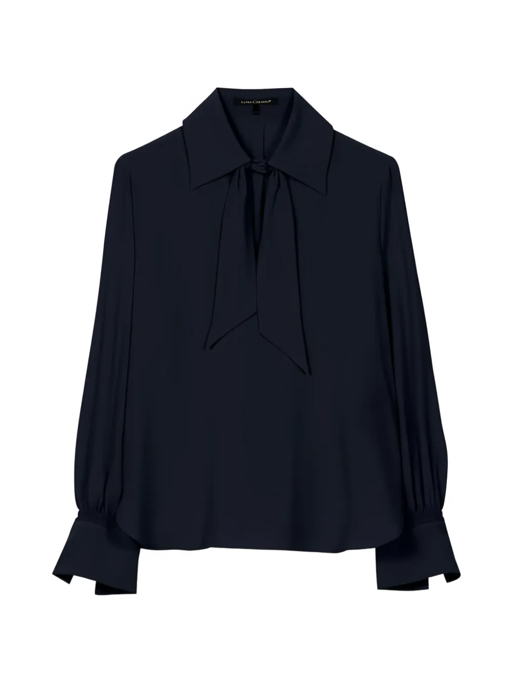 Luisa Cerano tie-neck blouse - Blu