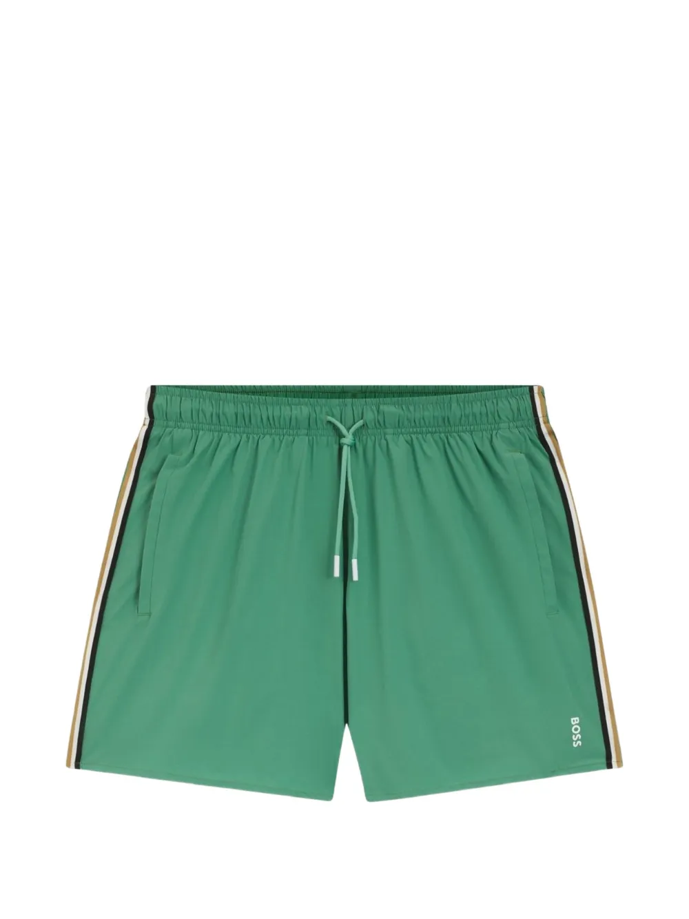 BOSS Badeshorts mit Logo - Grün