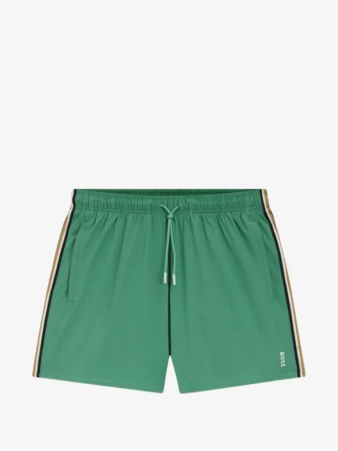 BOSS logo-detail swim shorts