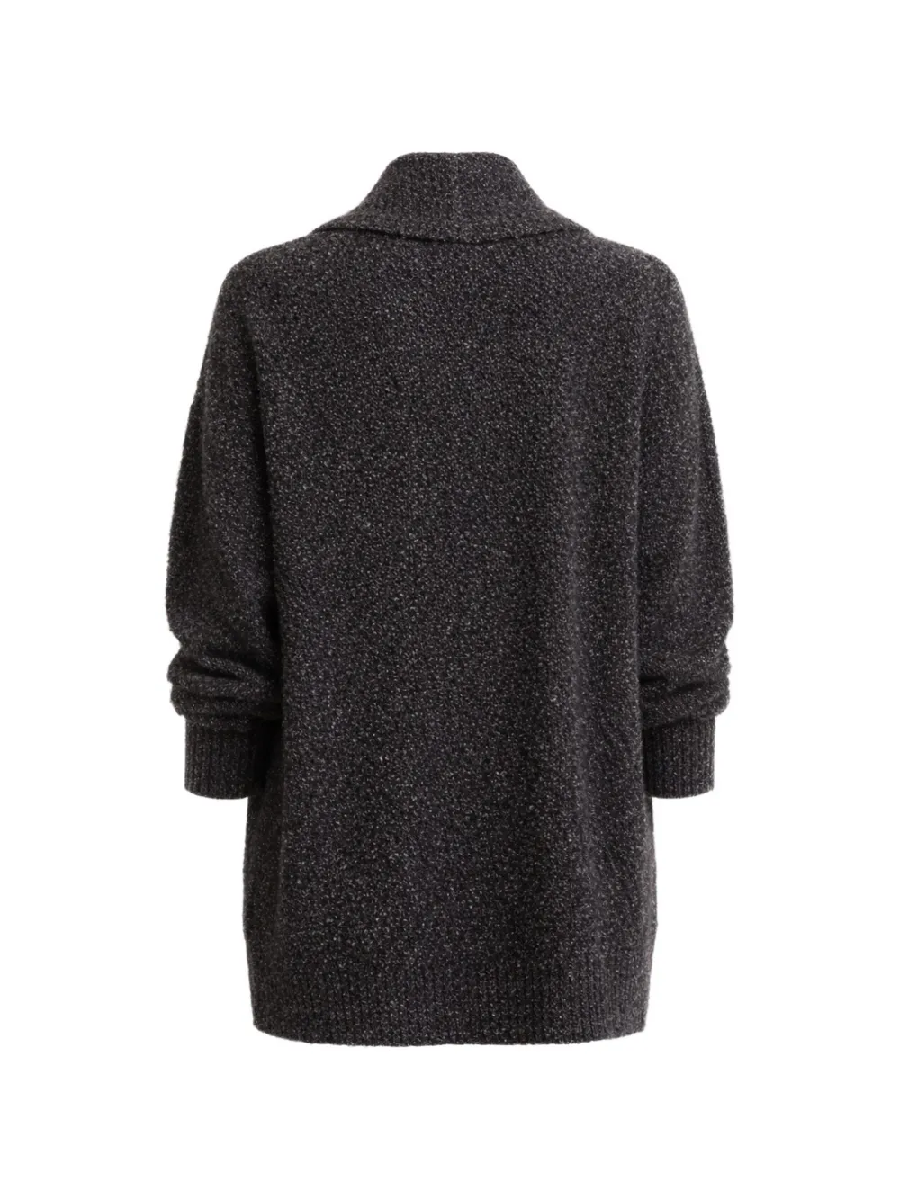  Iris Von Arnim Shawl Pocket Cardigan - Grey 