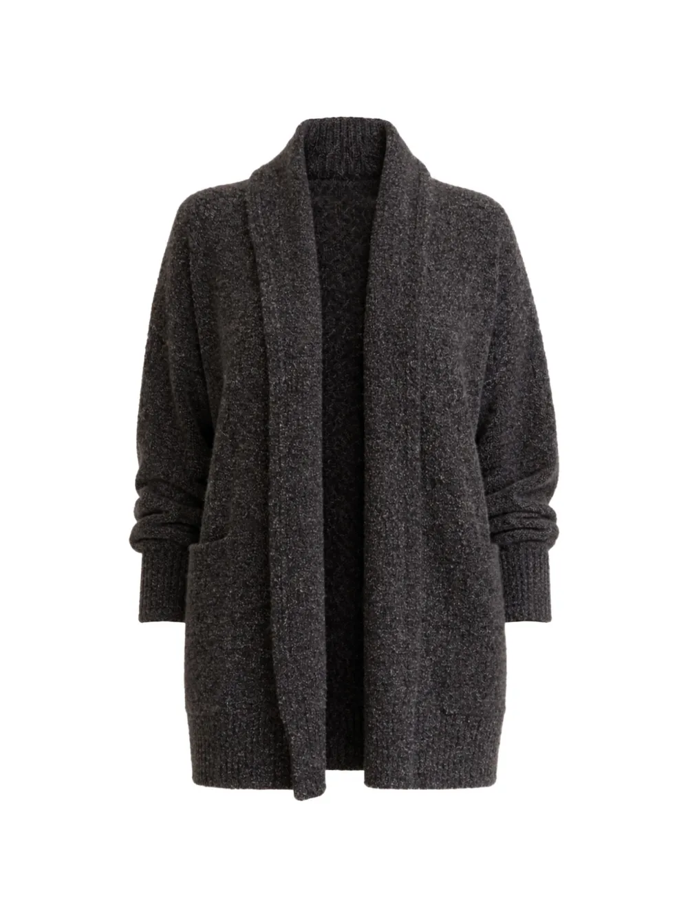 Iris Von Arnim shawl pocket cardigan - Grigio