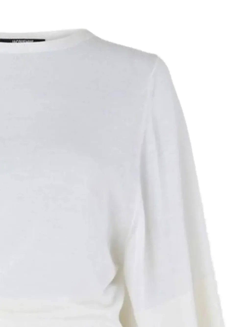 Jacquemus Mini-jurk met ronde hals Wit