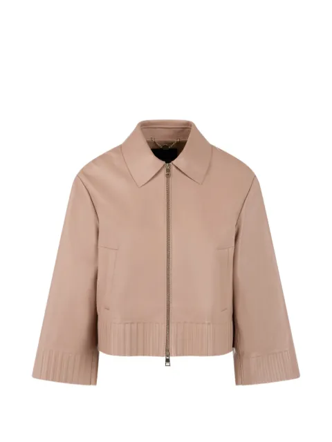MARCCAIN Rethink Together ribbed collar jacket