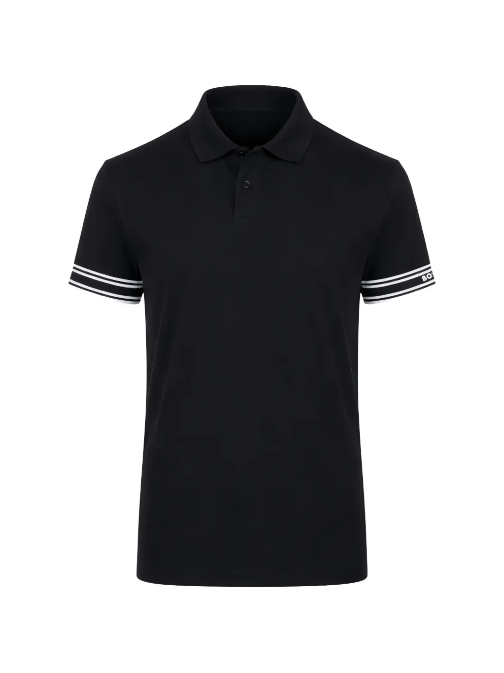 BOSS Zone striped short-sleeve polo shirt - Nero