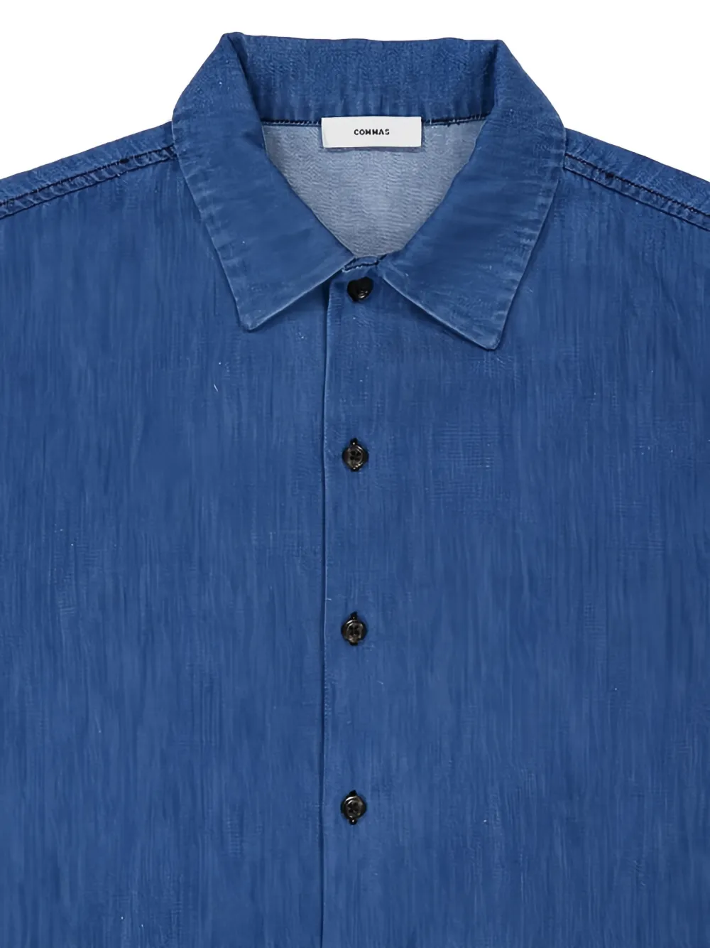  Commas Striped Denim Shirt - Blue 