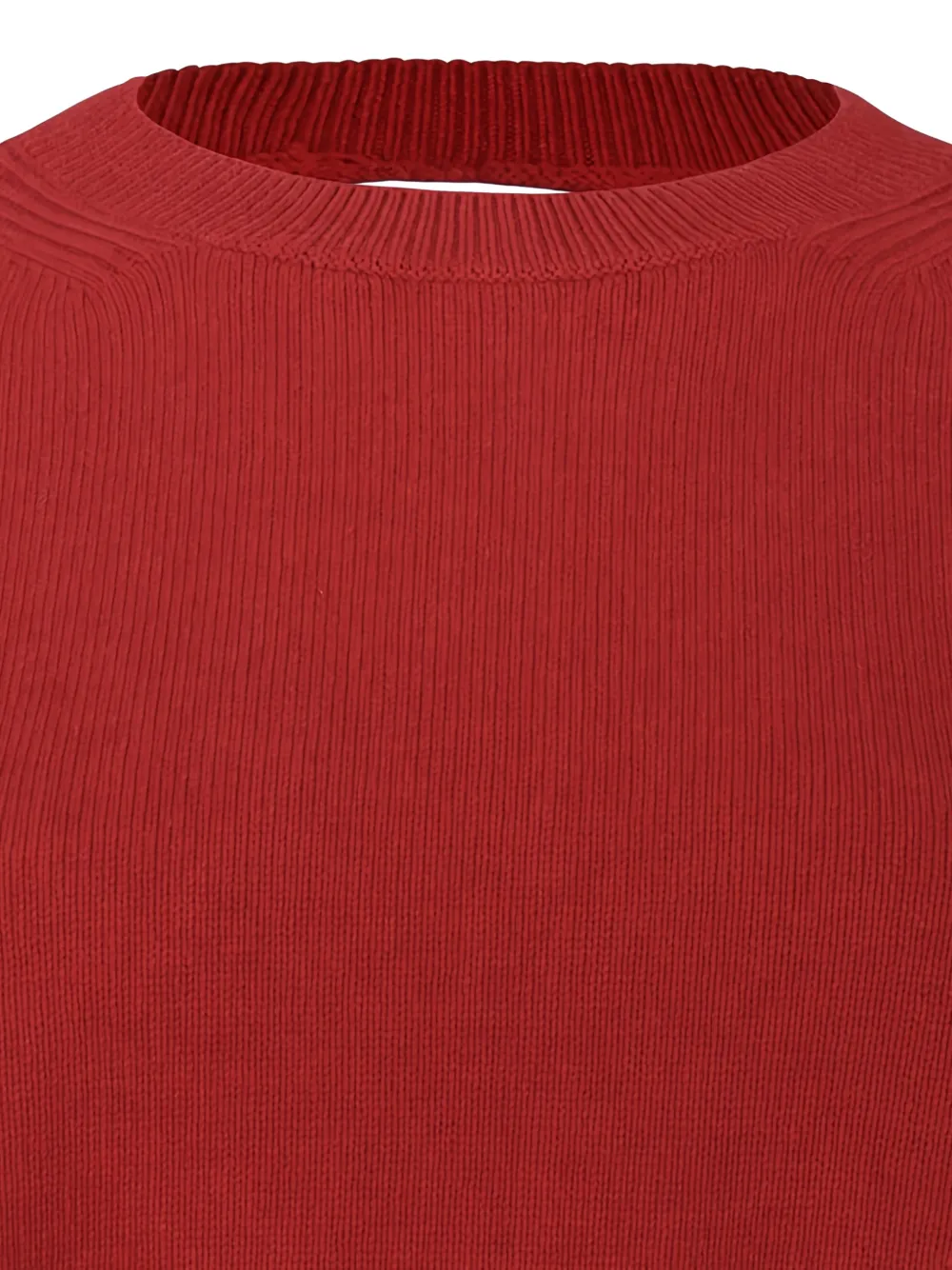  Barrie Side Slit Knitwear - Red 