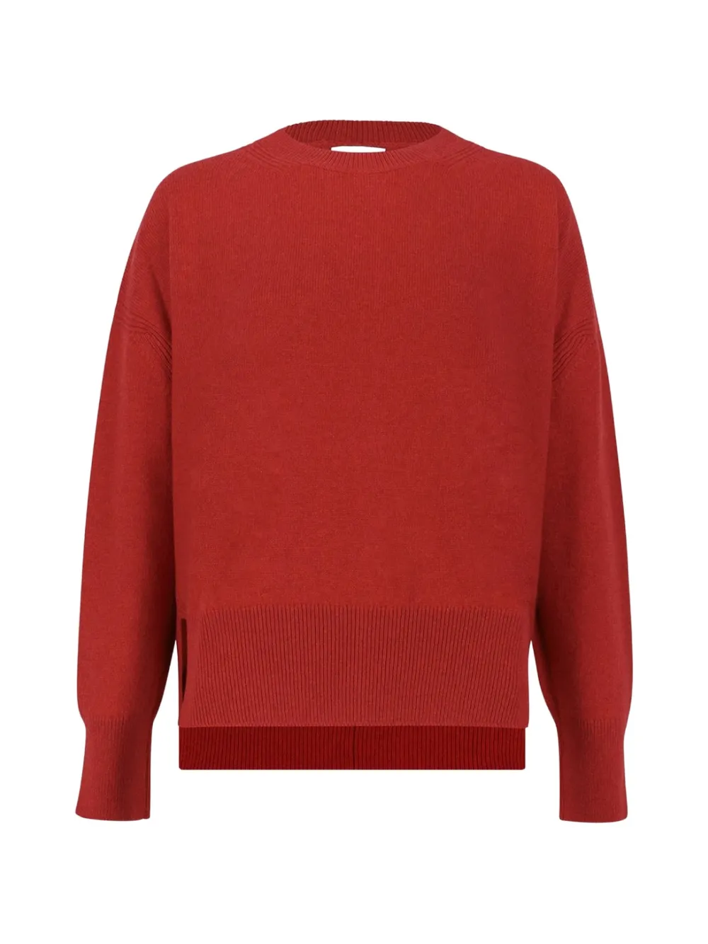 Barrie side slit knitwear - Rosso