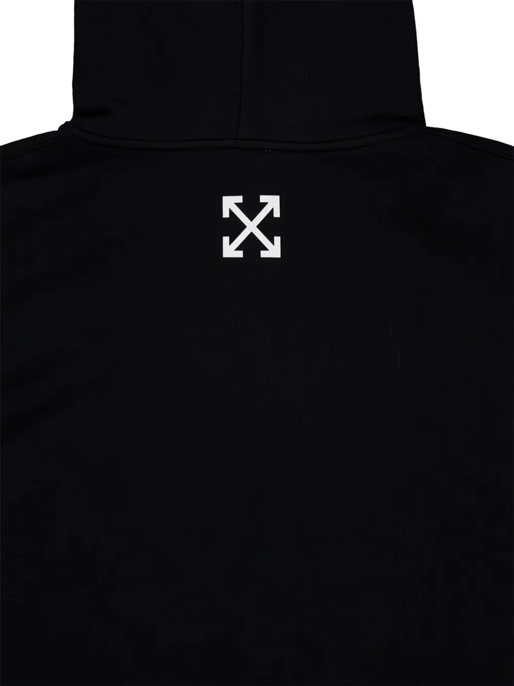 Off-White Hoodie met print Zwart