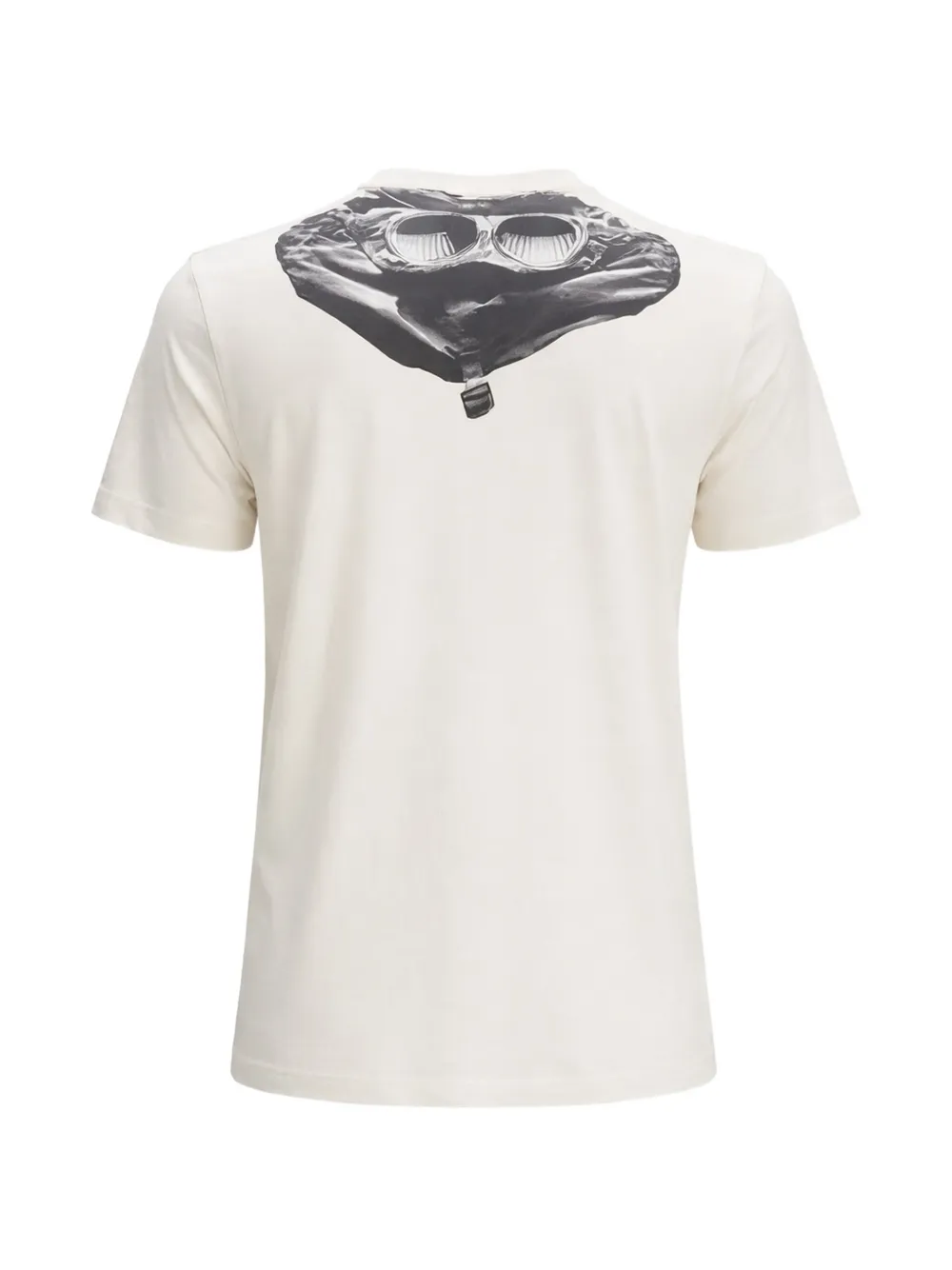 C.P. Company T-shirt met goggle-print en korte mouwen Wit