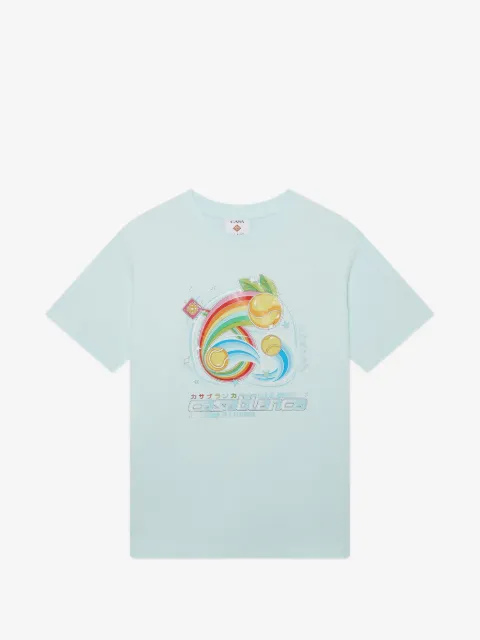 Casablanca manga tennis ball T-shirt