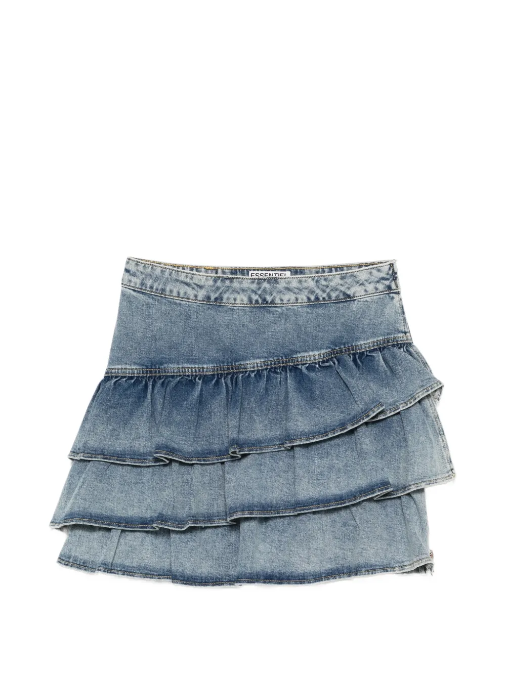 Essentiel Antwerp tiered mini skirt - Blu