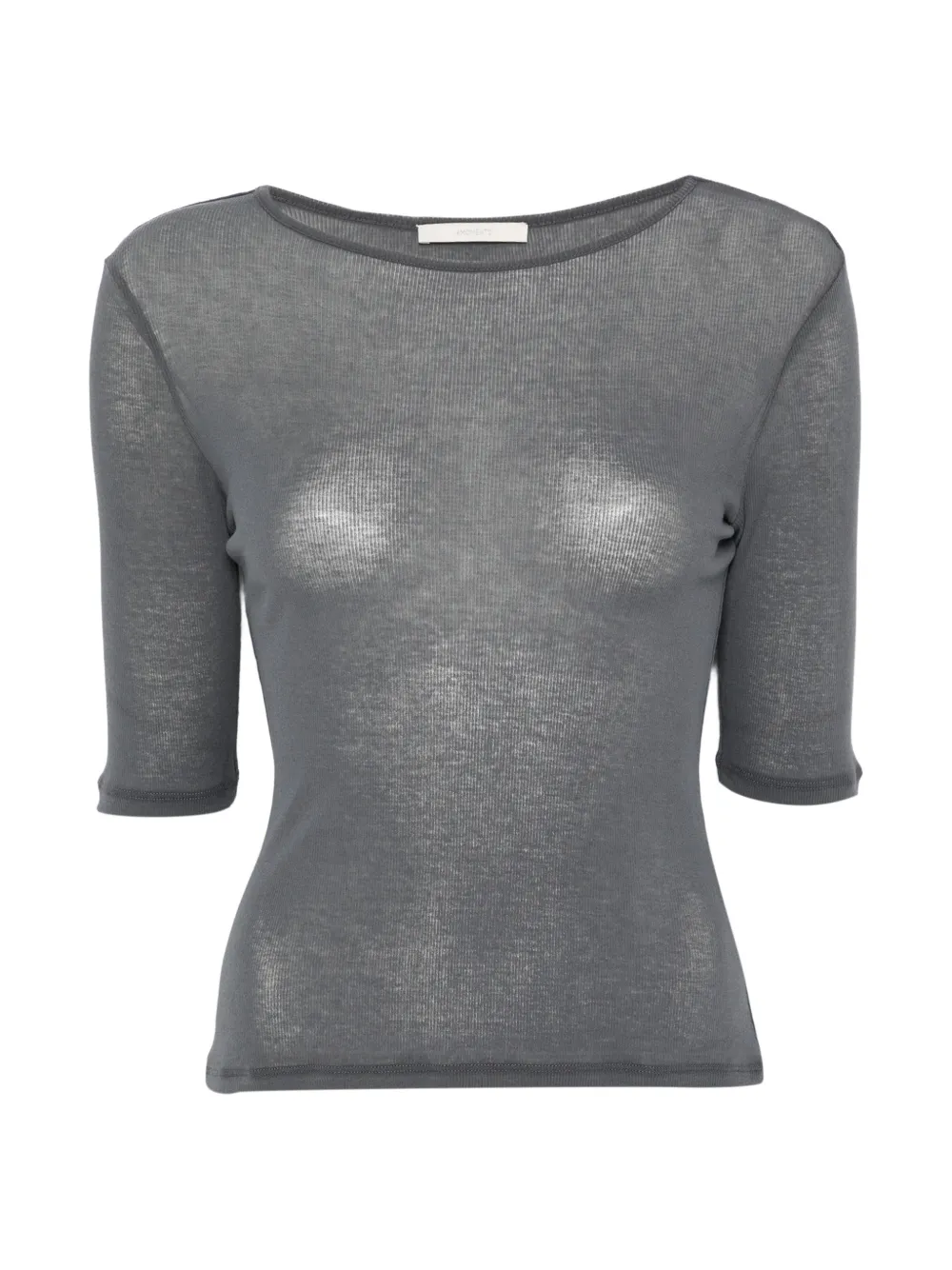 Amomento round-neck T-shirt - Grigio