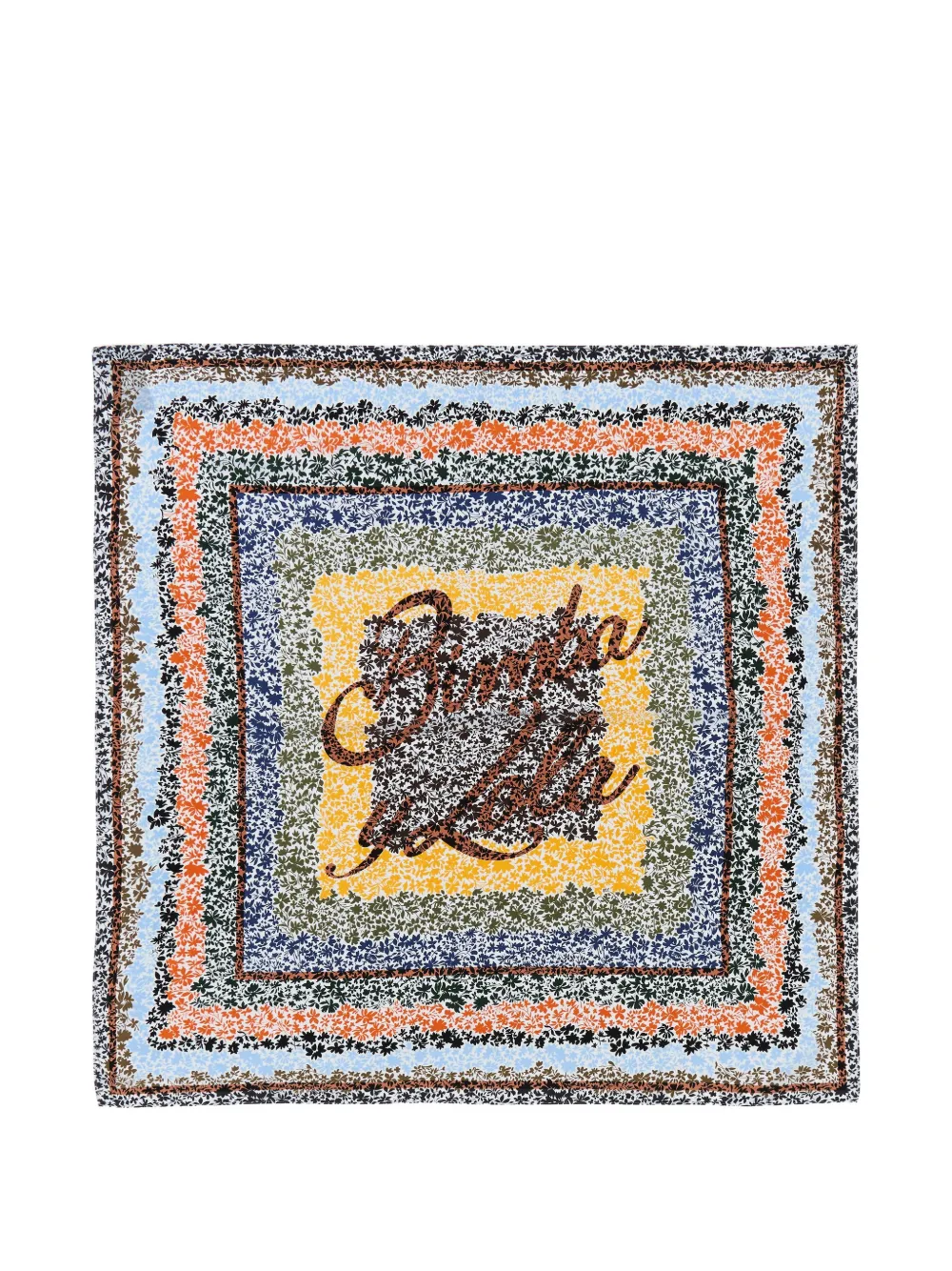 BIMBA Y LOLA Schal mit Blumen-Print - Blau