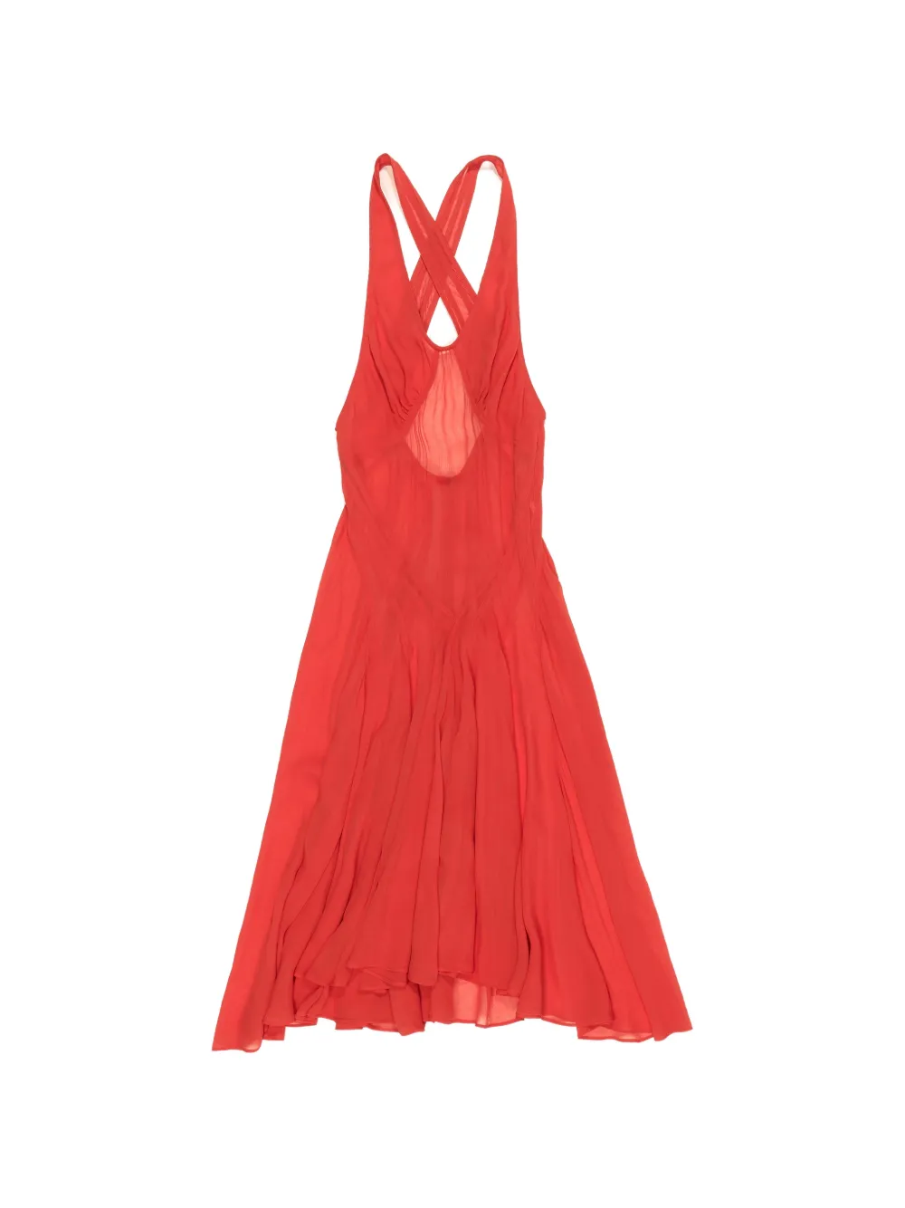 Bimba y Lola Abito midi con scollo a V - Rosso