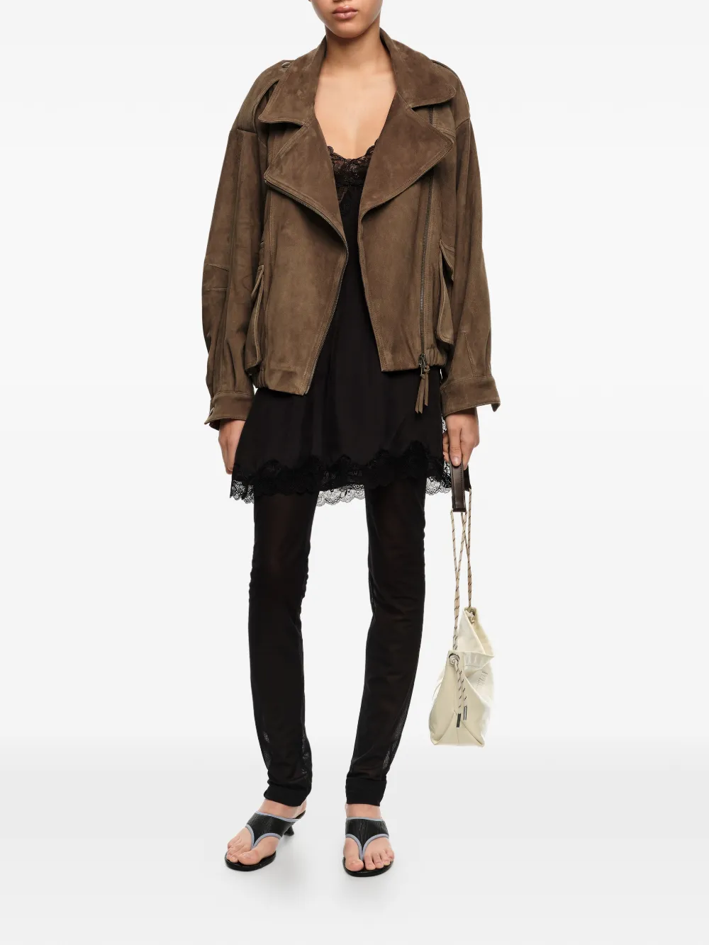  Bimba Y Lola Semi-sheer Leggings - Black 