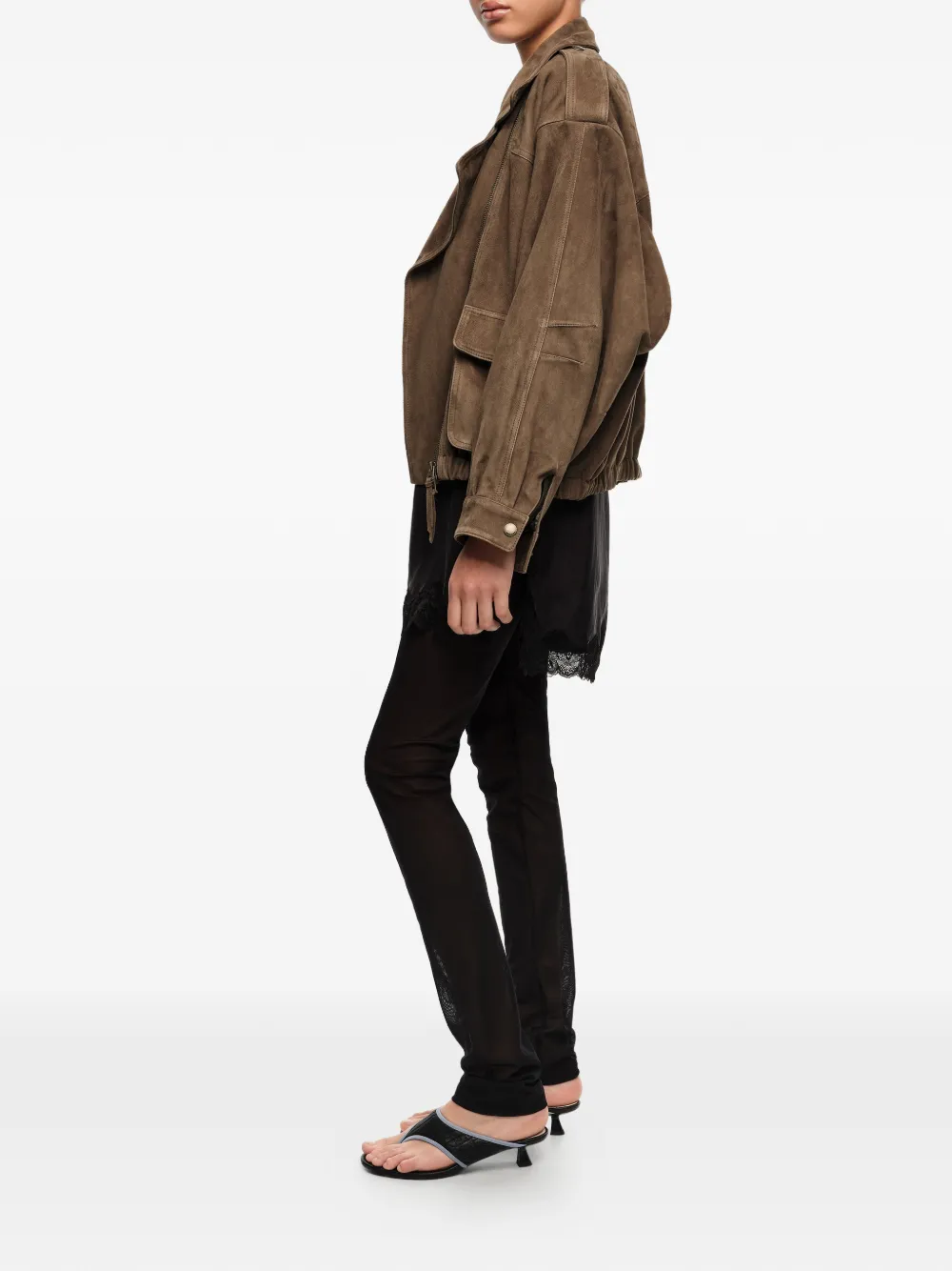 Bimba y Lola Semi-doorzichtige legging Zwart