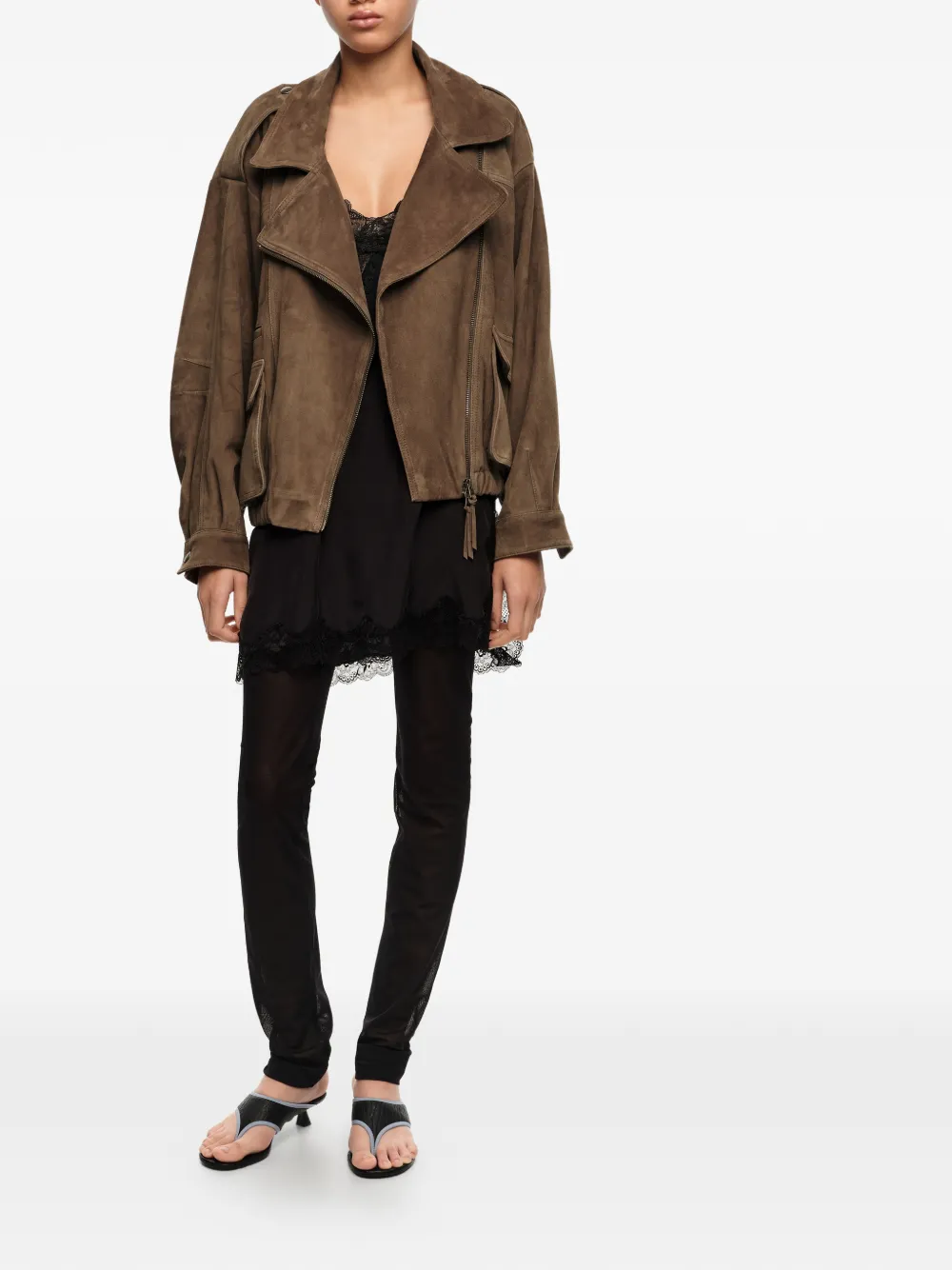  Bimba Y Lola Semi-sheer Leggings - Black 