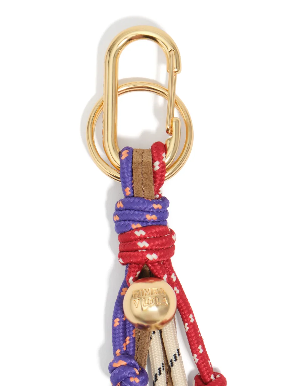 BIMBA Y LOLA Kabelgebreide sleutelhanger Paars
