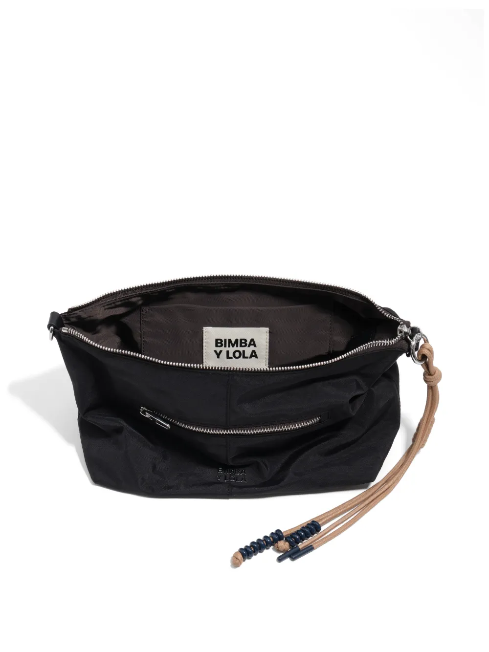 BIMBA Y LOLA Trapecio schoudertas met rits Zwart
