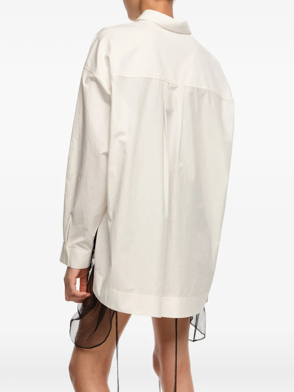 BIMBA Y LOLA Katoenen blouse Wit