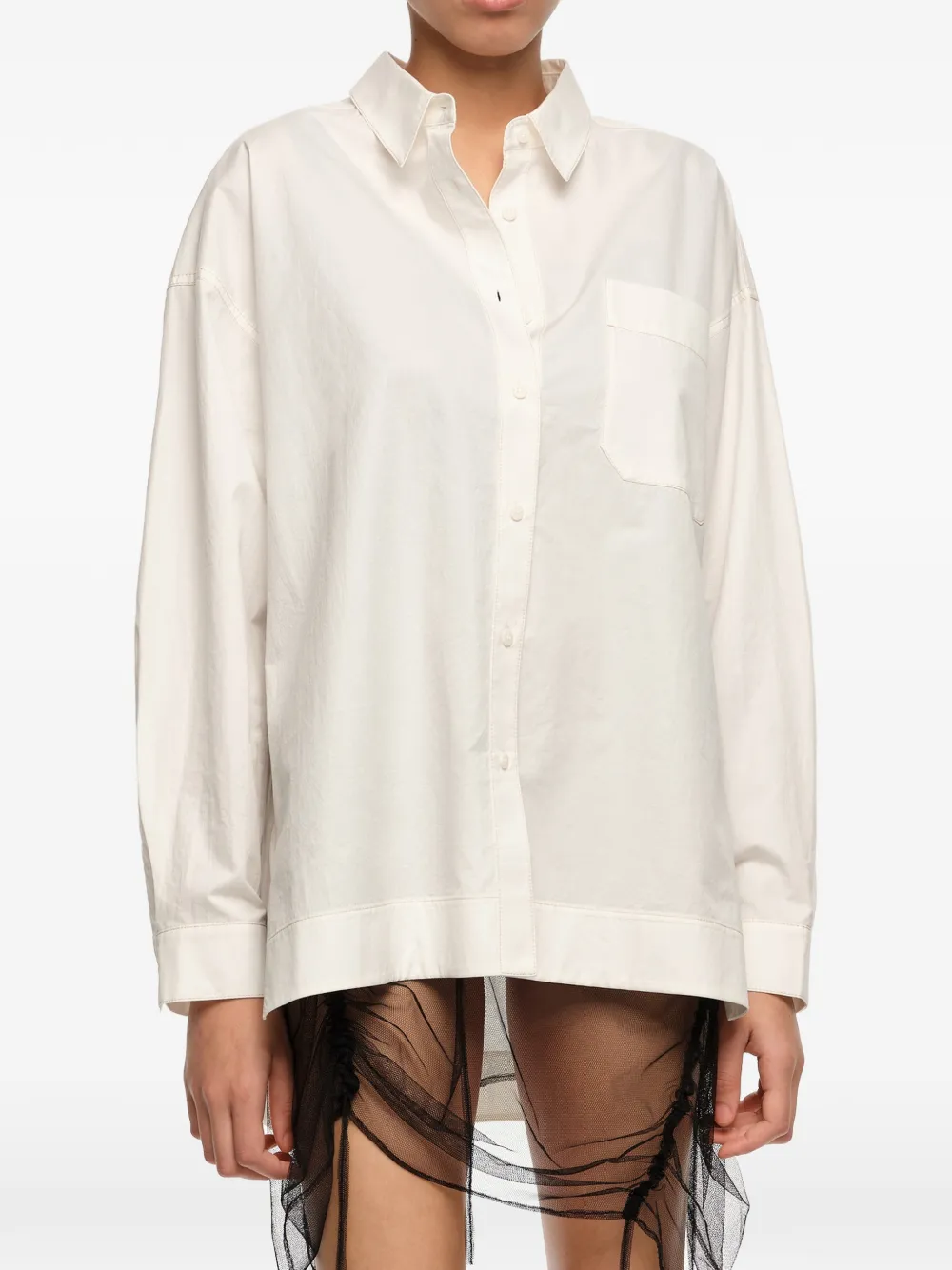 BIMBA Y LOLA Katoenen blouse Wit