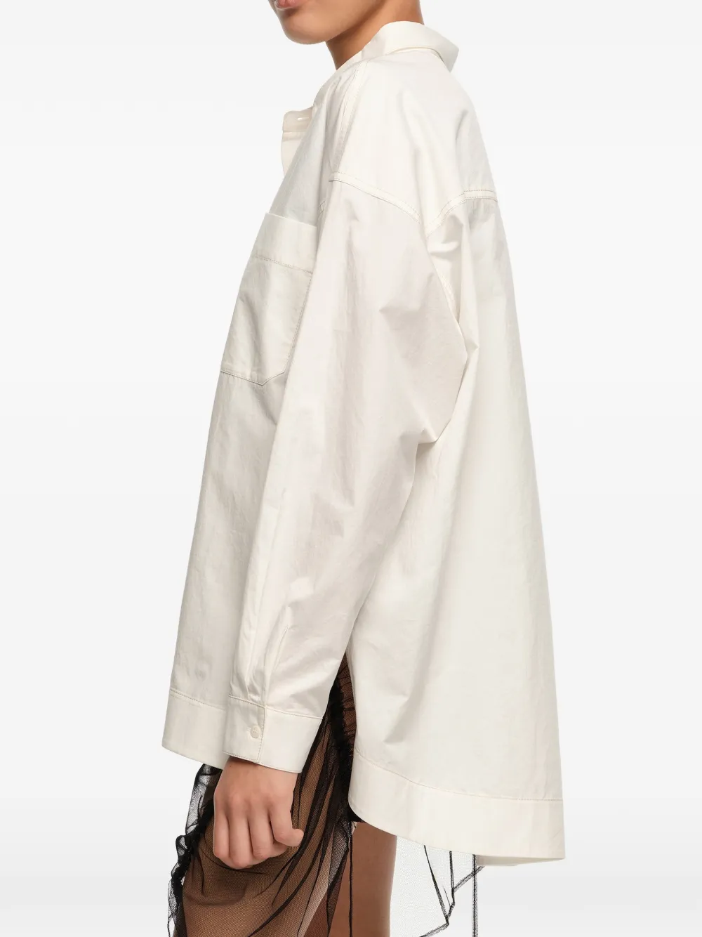 BIMBA Y LOLA Katoenen blouse Wit