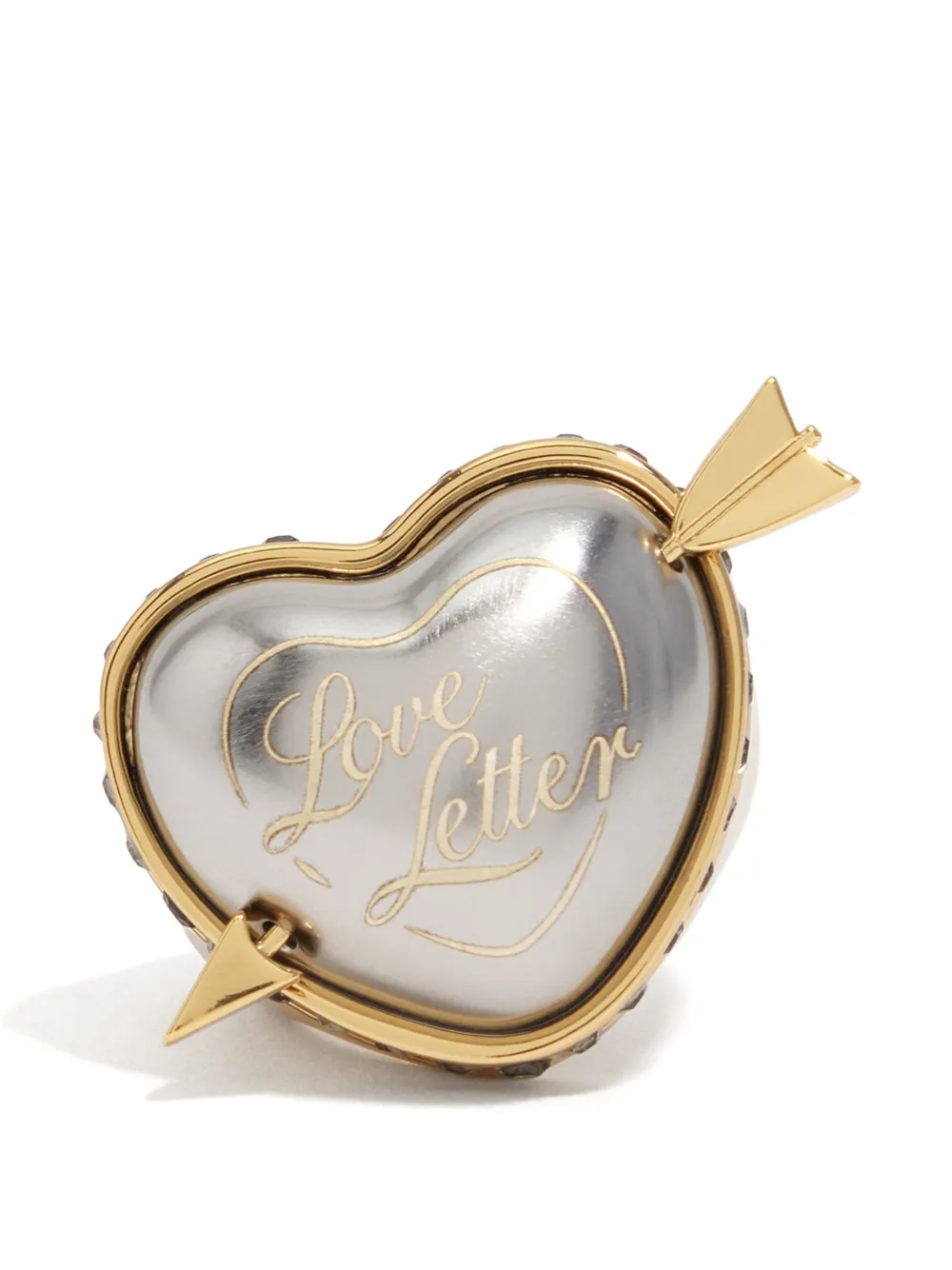 BIMBA Y LOLA Anello Love Letter bicolore - Oro