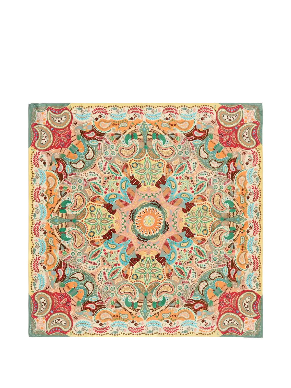 BIMBA Y LOLA Schal mit Paisleymuster - Gelb