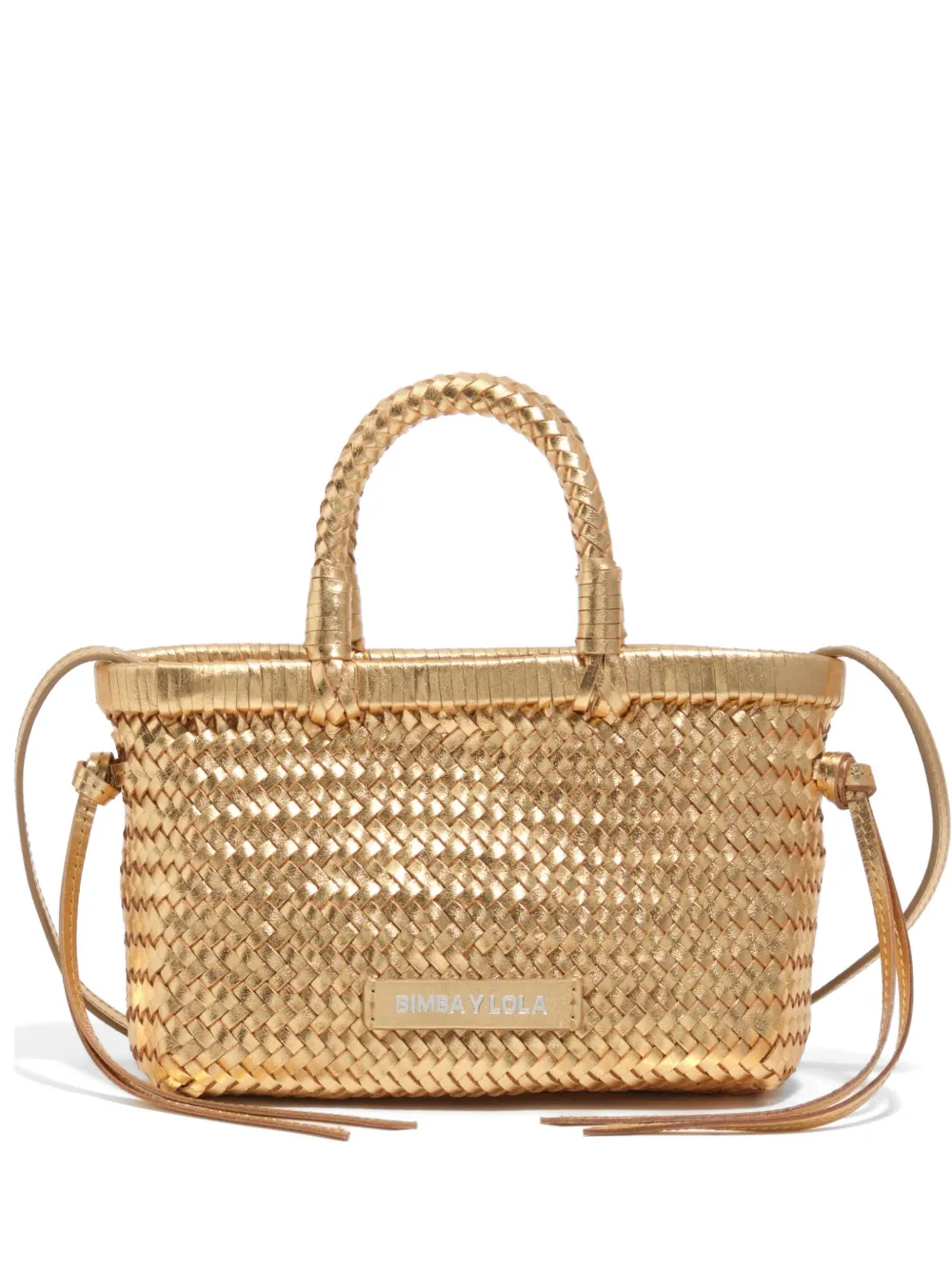 Bimba y Lola Borsa tote con manici - Oro