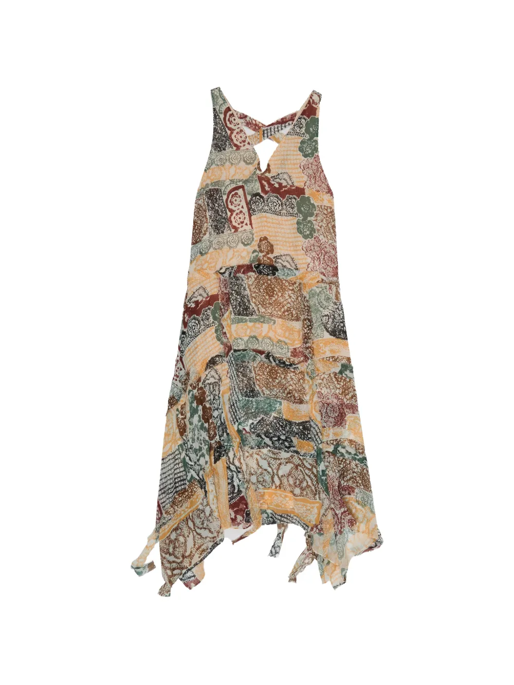 Bimba y Lola Abito midi con stampa - Toni neutri