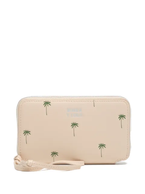 Bimba y Lola Palms tree-print wallet
