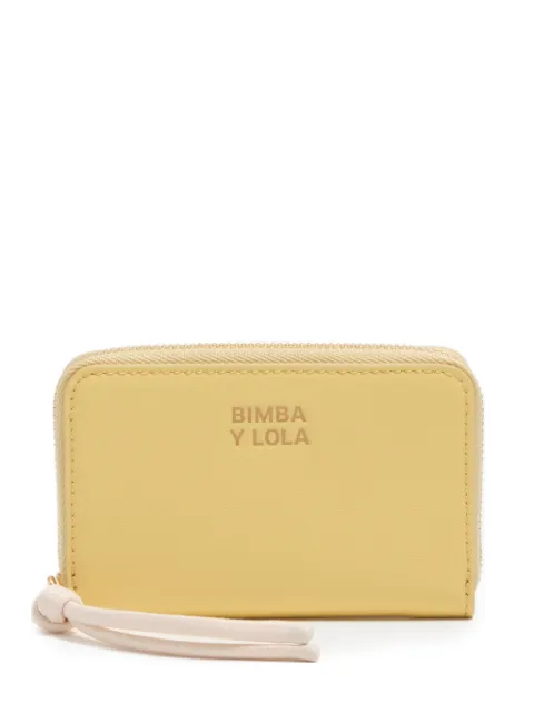 Bimba y Lola cartera Banana de piel con cierre