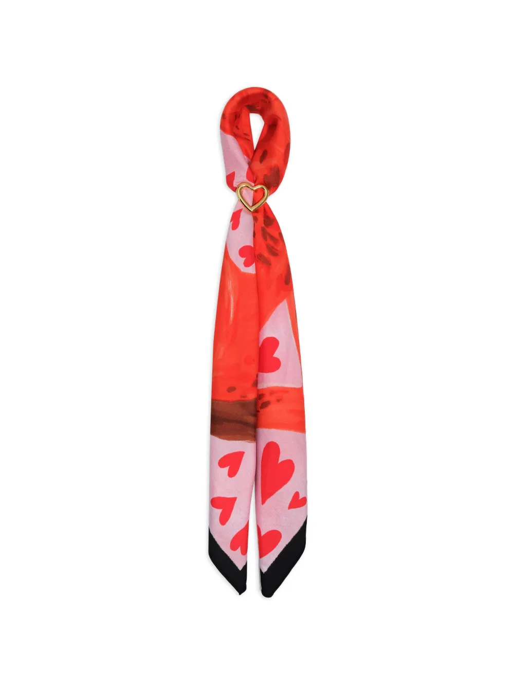 BIMBA Y LOLA Schal mit Herz-Print - Rot