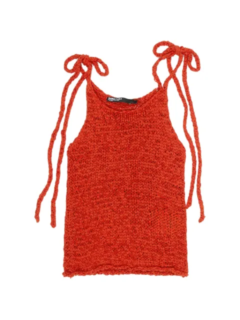 Bimba y Lola tie-fastening knitted top