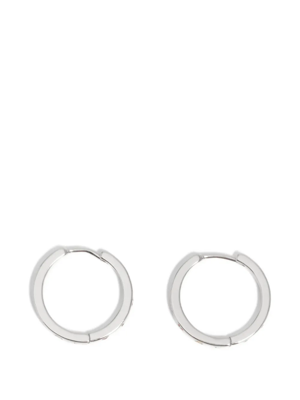 Silver Tone Hoop Earrings