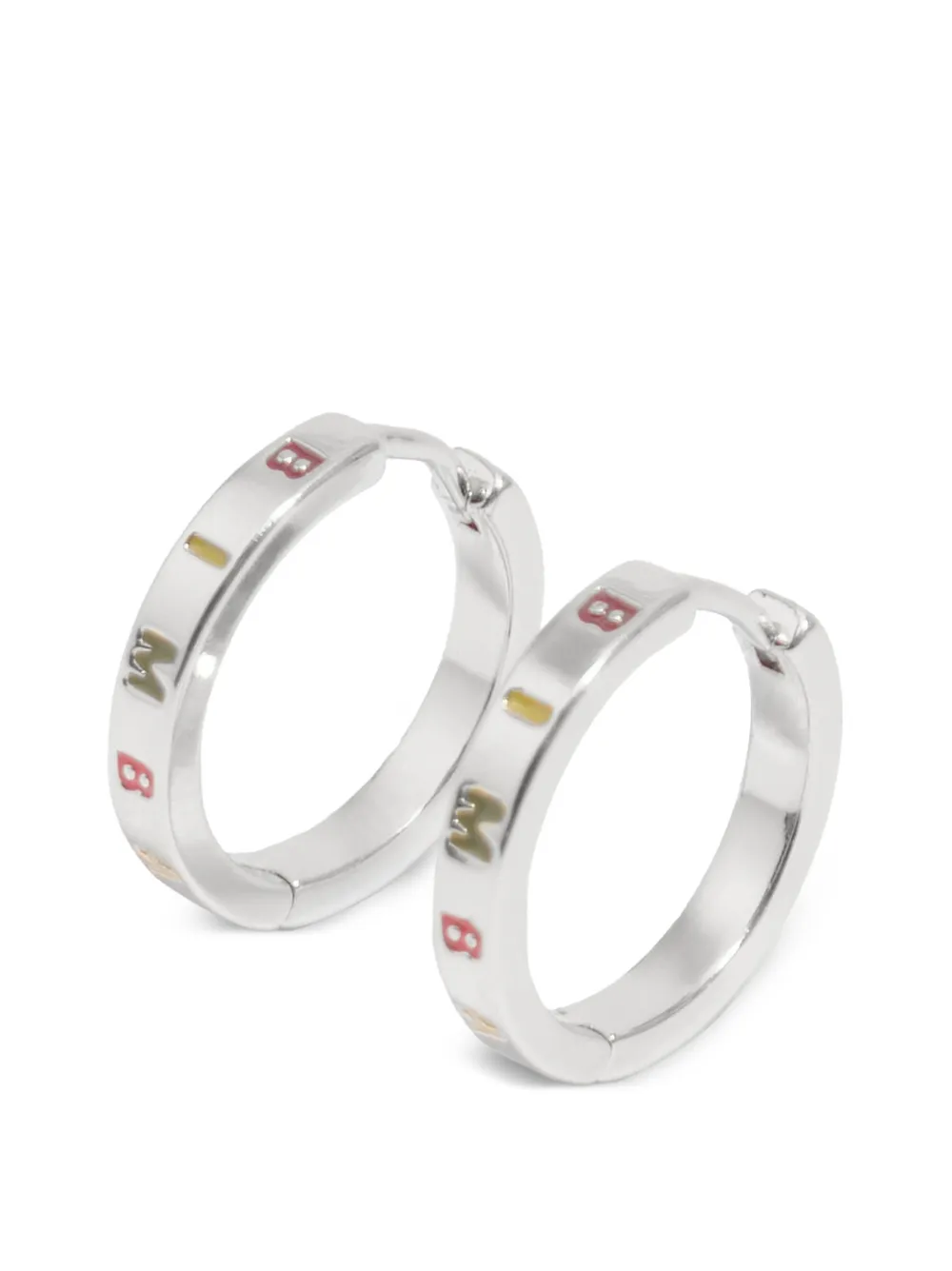 Silver Tone Hoop Earrings