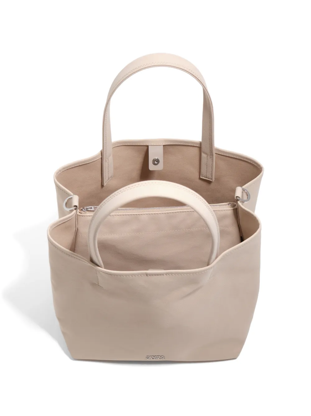 Bimba y Lola Chihuahua grote shopper met handgreep Beige