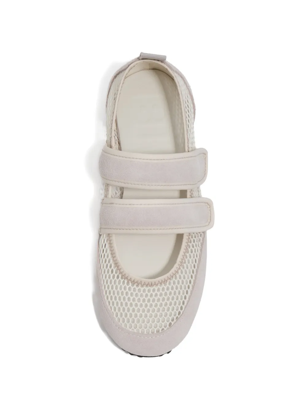 Bimba y Lola Ballerina's met mesh Wit