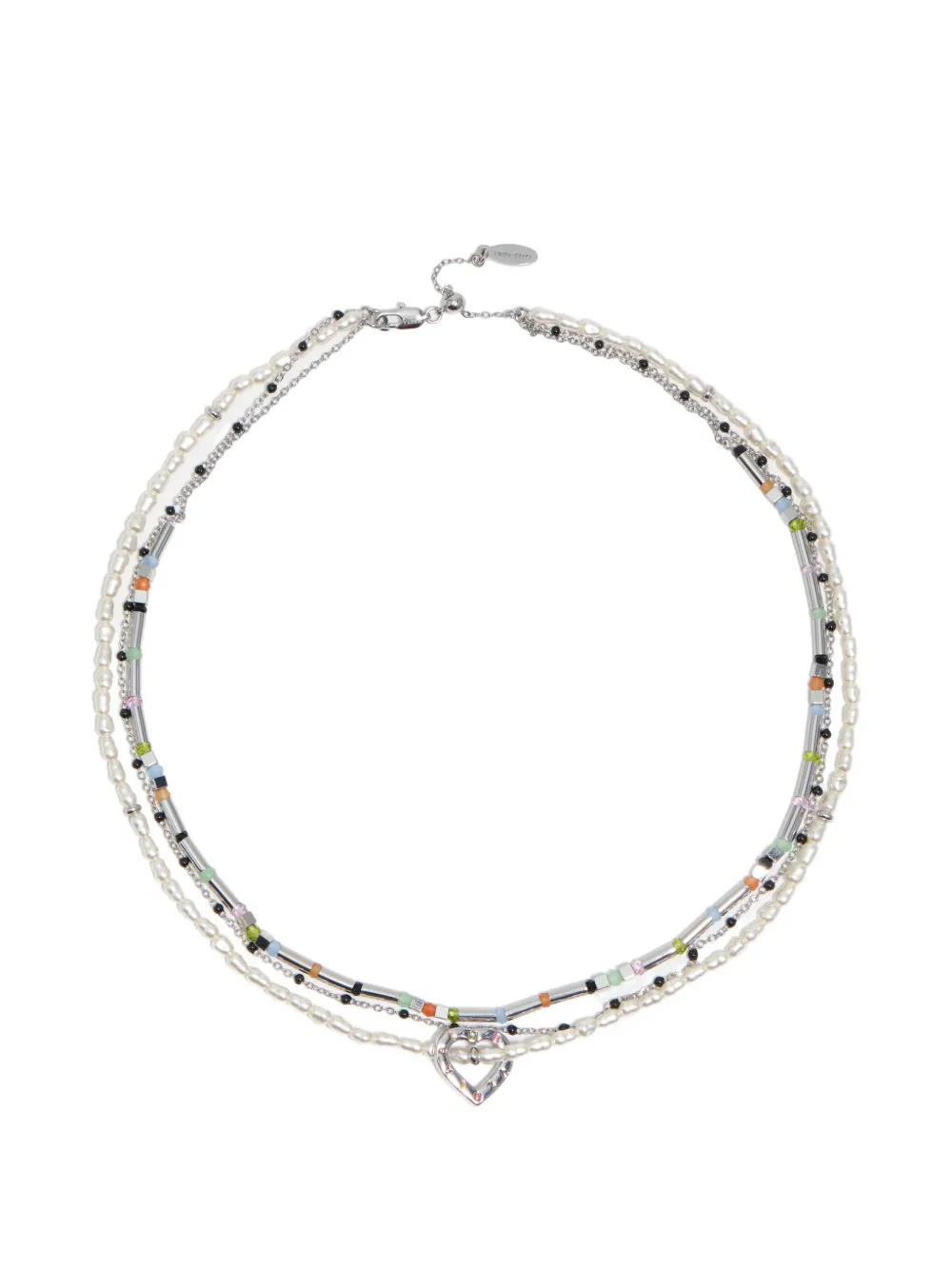 BIMBA Y LOLA Collana con pendente a cuore - Argento