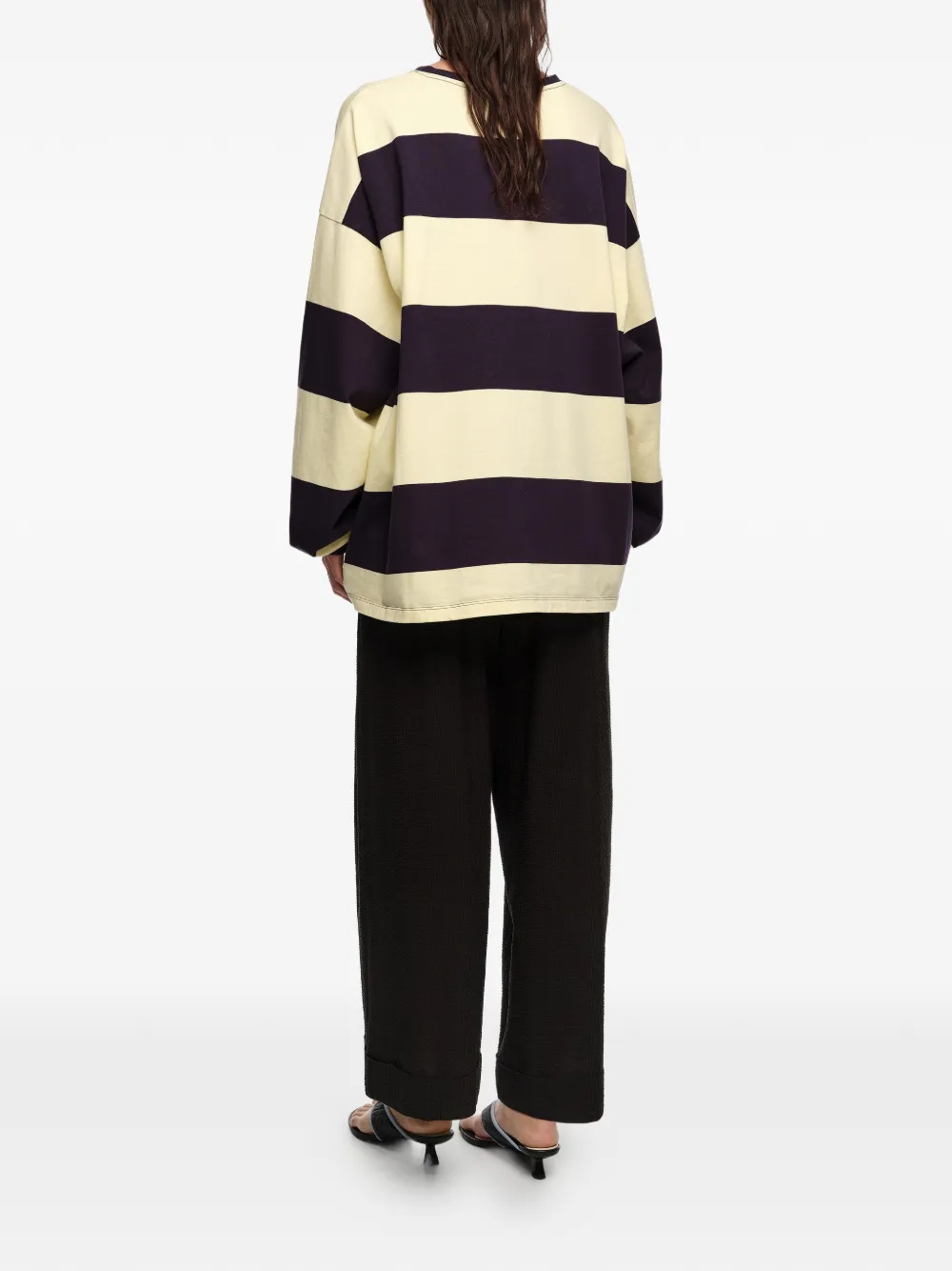 Bimba y Lola Broek met wijde pijpen Bruin