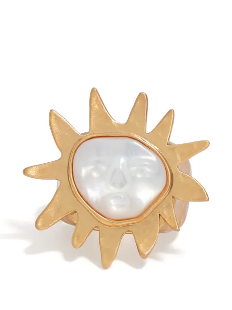 Bimba y Lola Sun faux-pearl ring