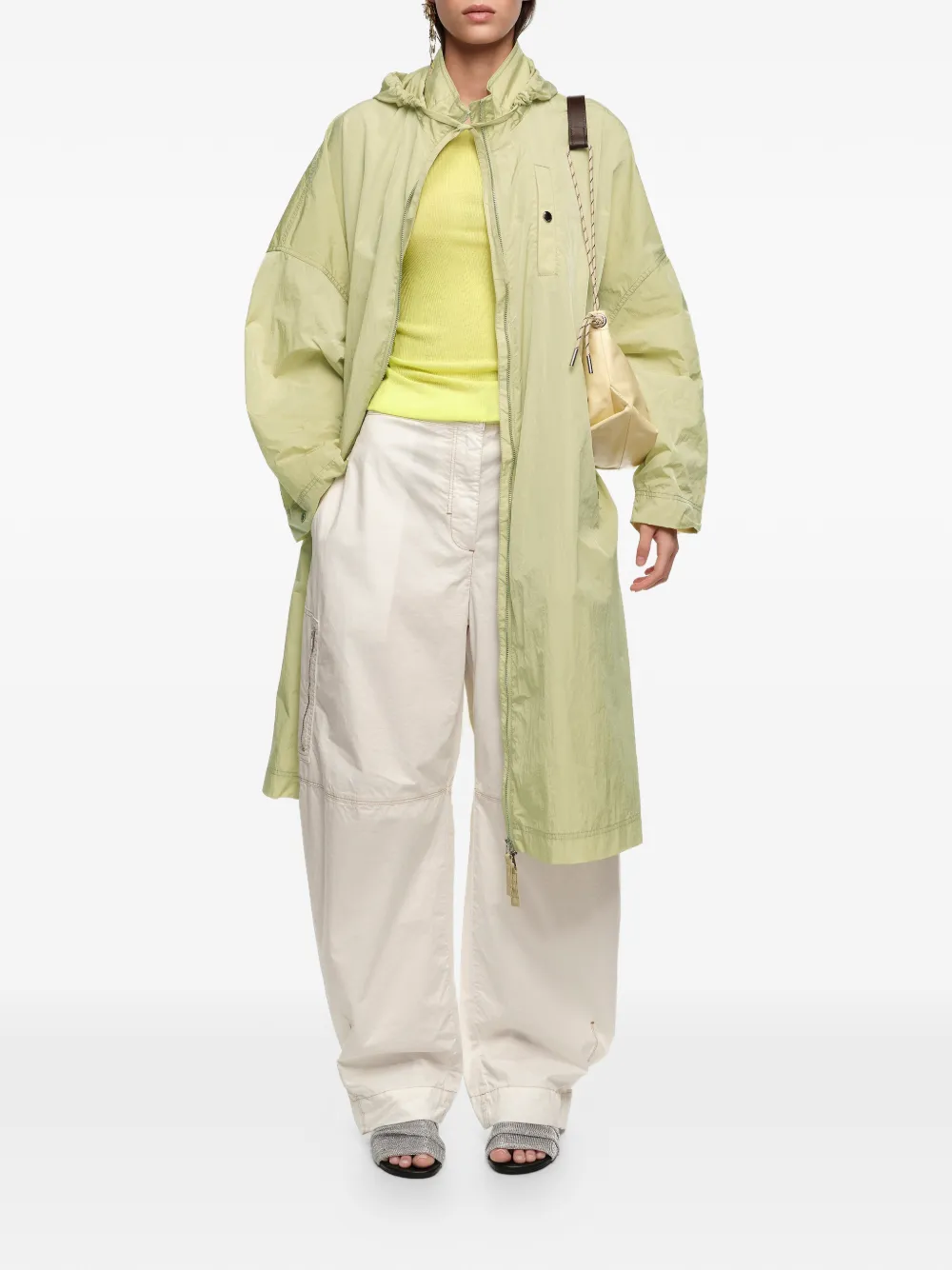 BIMBA Y LOLA Off-shoulder top Geel