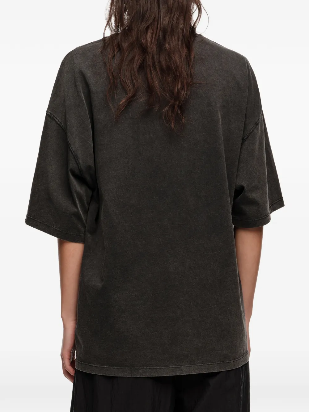 Bimba y Lola T-shirt met bloemenprint Zwart
