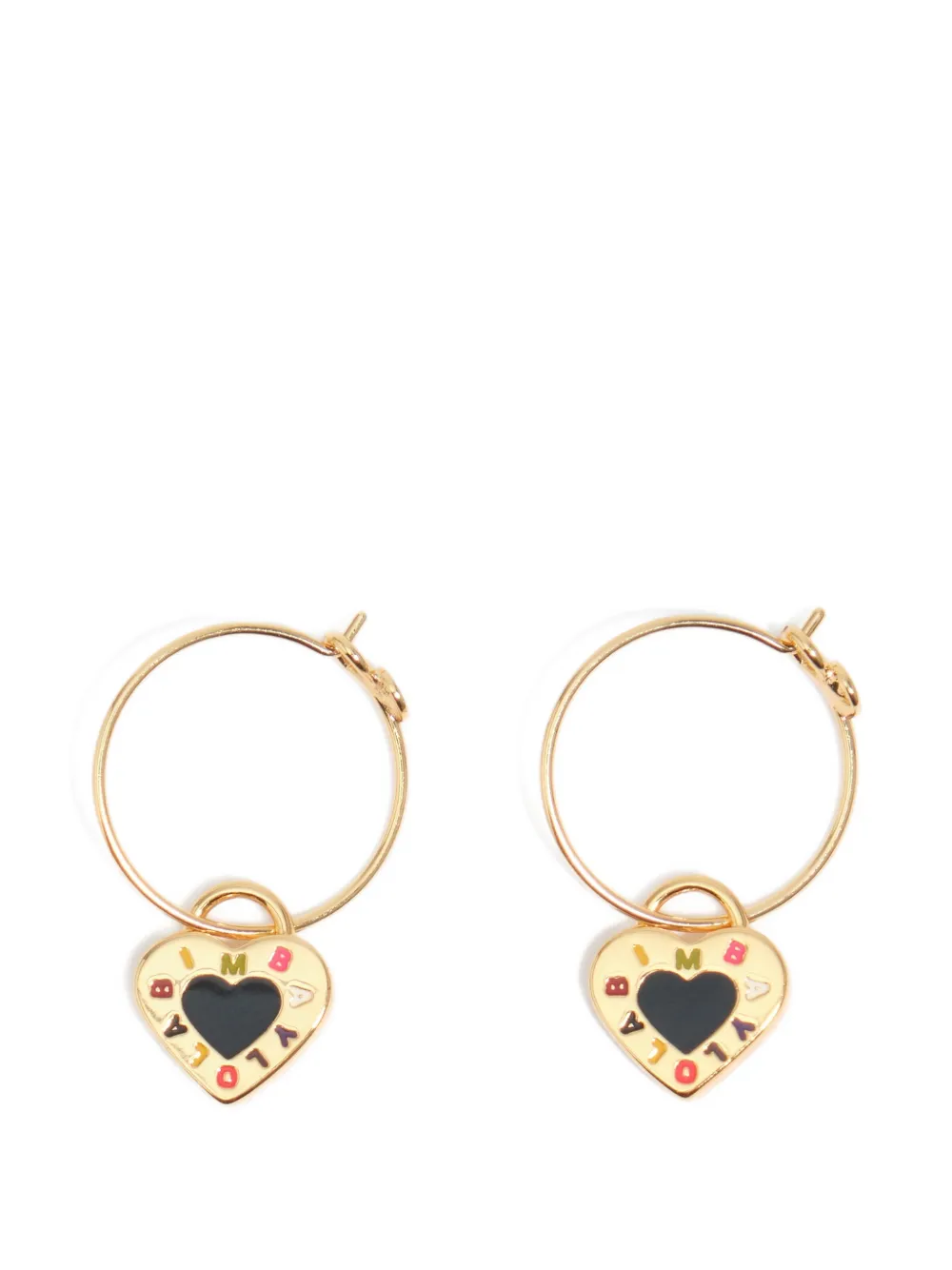 BIMBA Y LOLA Heart Drop Ohrringe - Gold